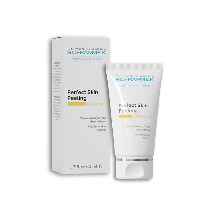 Perfect Skin Peeling (1.7 fl oz) - Mild Facial Skin Peeling - Removes Excess Sebum & Skin Particles - with Vitamin E & Apricot Kernel Oil - Face Peeling - Skin Care - Dr. Schrammek