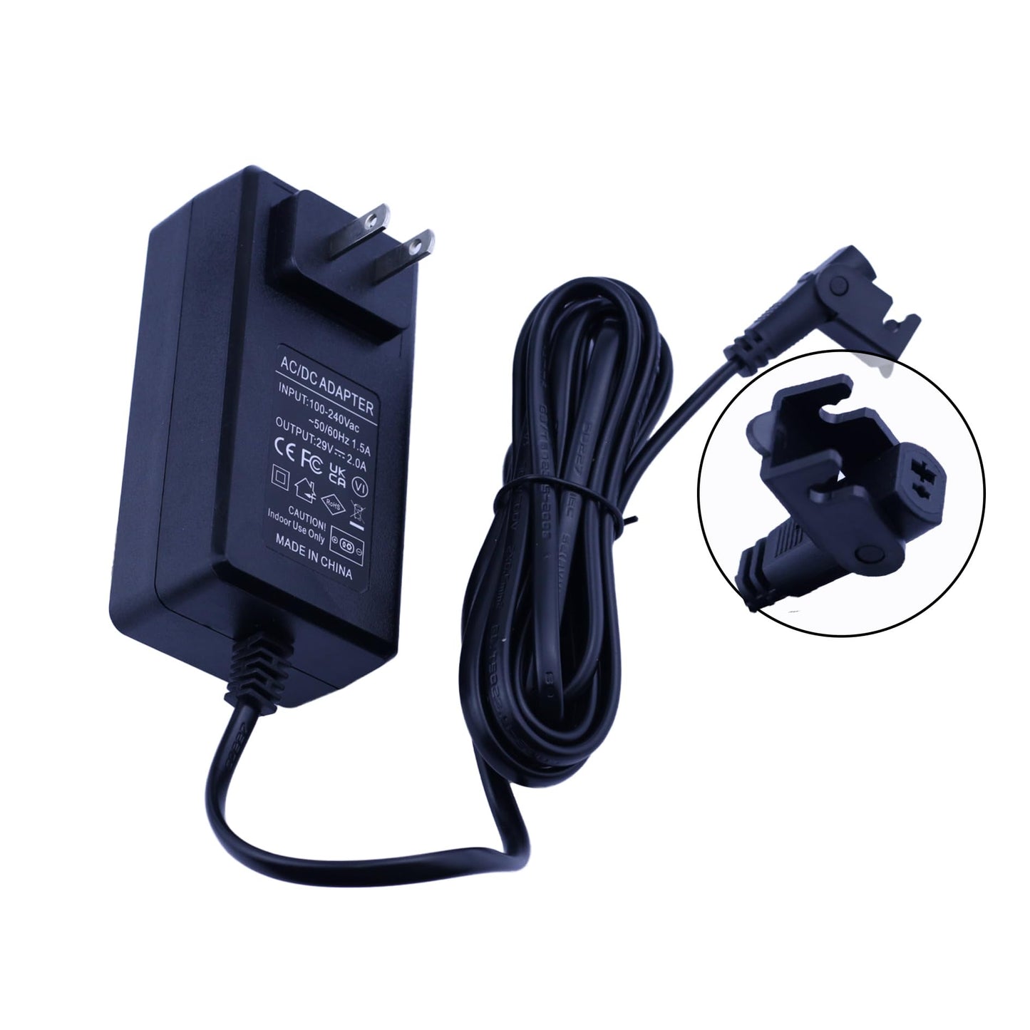 MSMJSFA-29V Power Supply 2A Electric Recliner Power Cord, Suitable for Home Office desks, Electric Recliner Power Cords, Leggett&Platt, Beautyrest Adjustable beds,