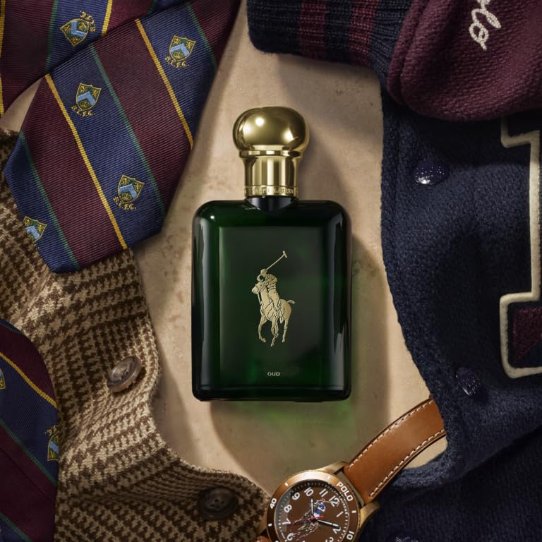 RALPH LAUREN FRAGRANCES Polo Oud - Eau de Parfum - Men's Cologne - Woody & Ambery - With Orange Flower, Rose, and Oud Wood - 4.2 Fl Oz