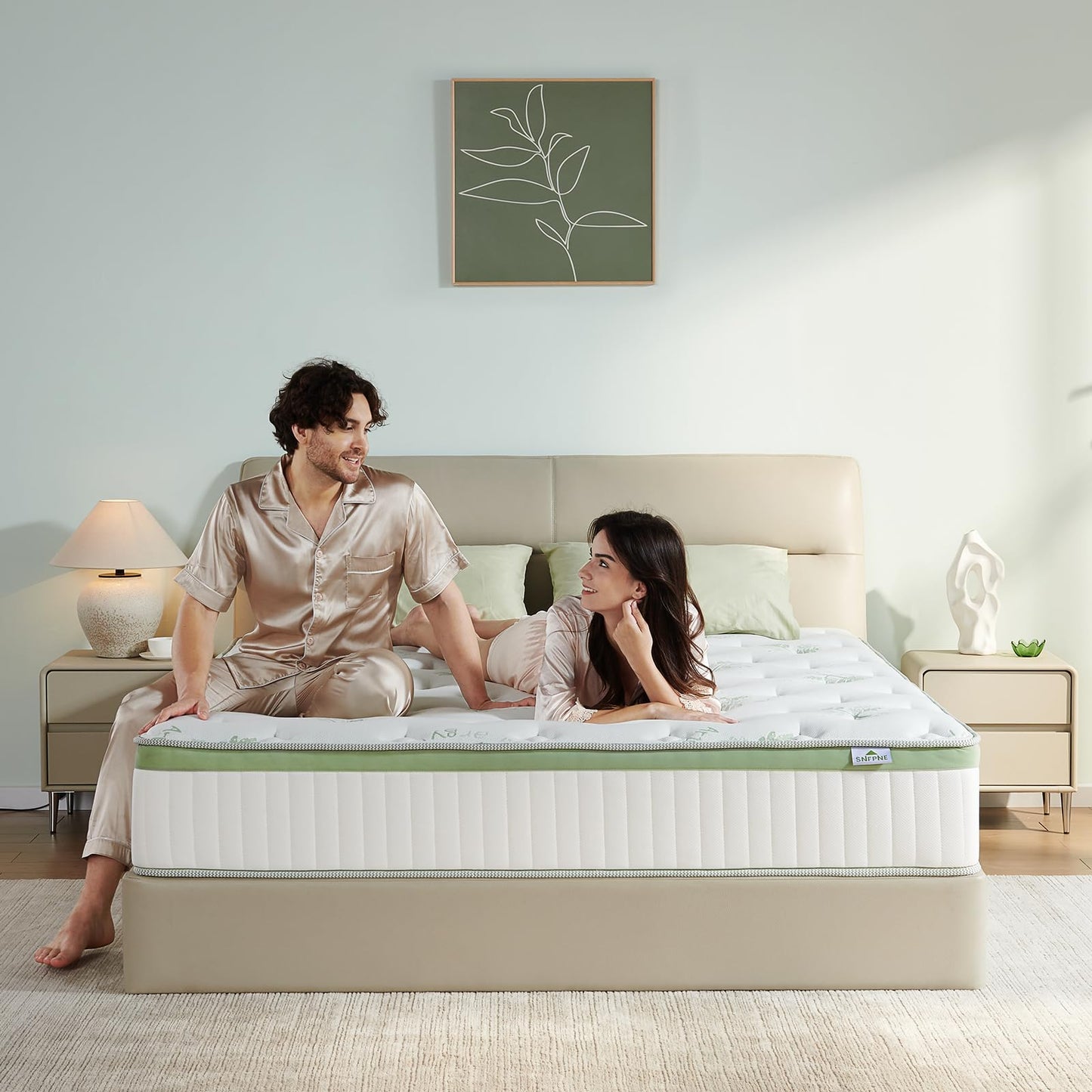 Full Mattress,10 Inch Full Size Mattresses in a Box,Memory Foam Hybrid Mattress,with Individual Pocket Spring - Pressure Relief, Motion Isolation, Cool Sleep, 75" x 54"