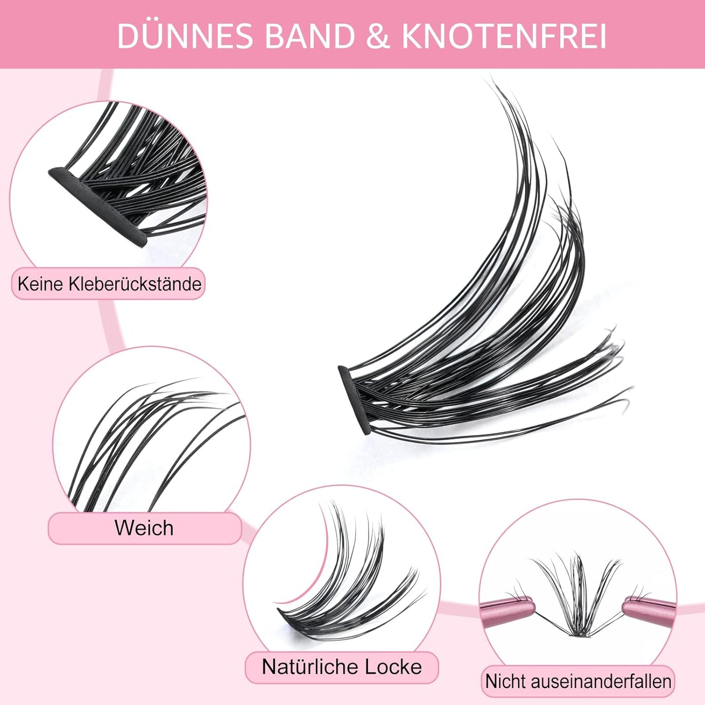 280 Pcs Individual Lashes 40D-D-0.07-9-16mix Cluster Lashes 10D 20D C D Curl Wispy Lashes Bottom Lashes DIY Lashes At Home（40D-D-0.07-9-16mix）