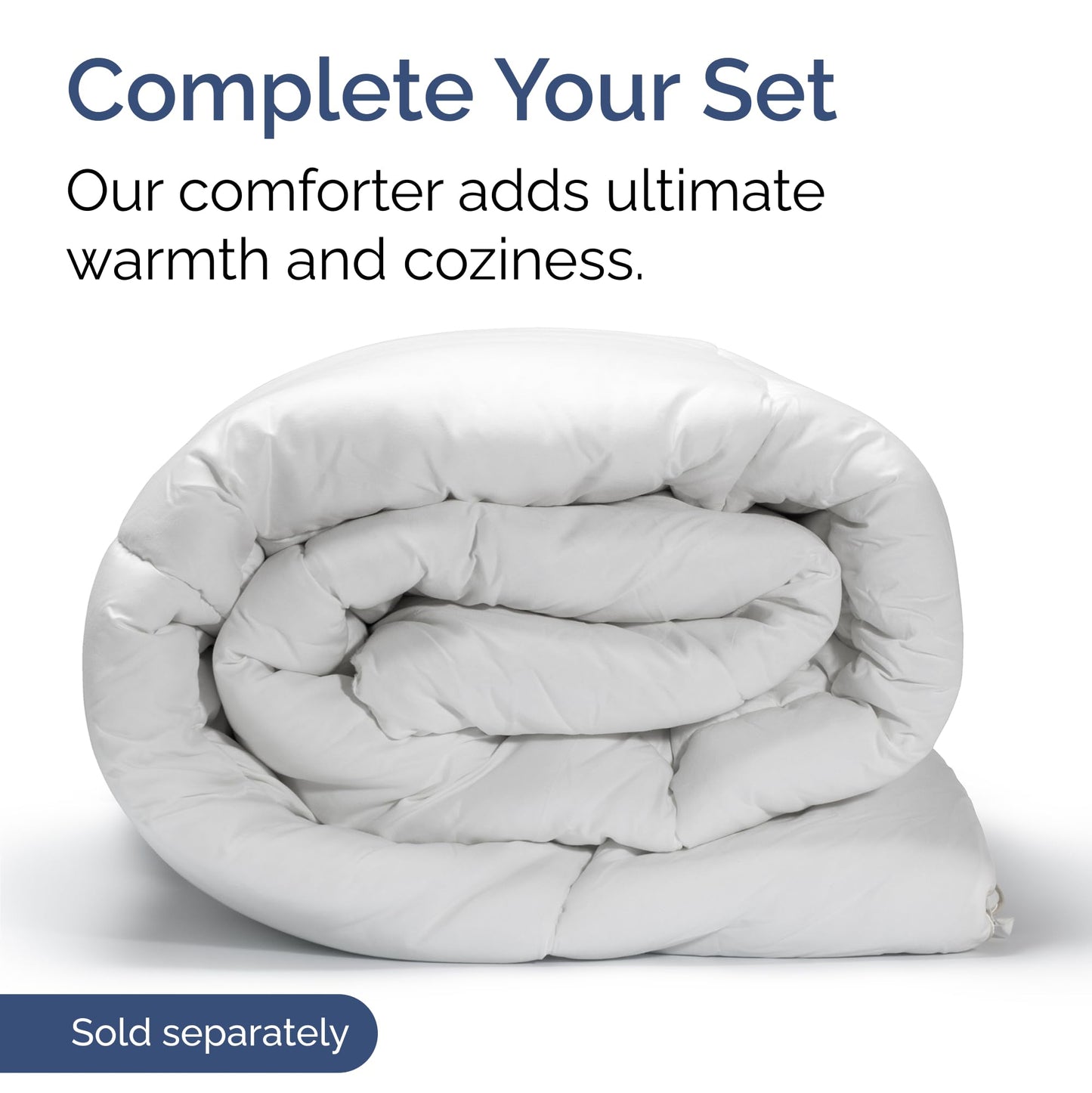 Extra Deep Cal King Sheet Set - 6 Piece Breathable & Cooling Sheets - Hotel Luxury Bedding Set w/18-24 Inch Extra Deep Pockets - Easy Fit - Super Soft, Wrinkle Free and Comfy - White, Cal King Size