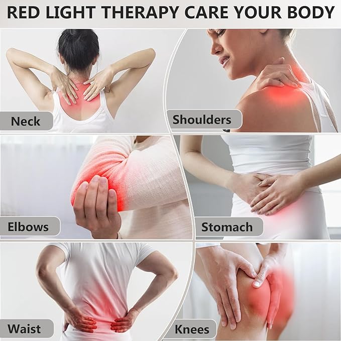 Red Light Therapy for Body, 180LEDs Red Light Therapy Lamp with Stand, Infrared Light Device at Home, Office