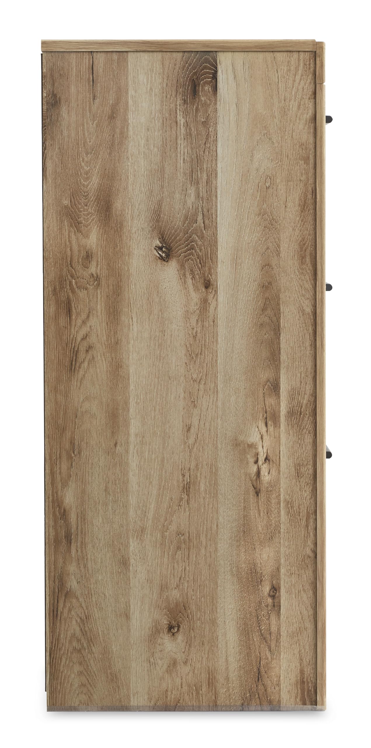 Signature Design by Ashley Hyanna Mid-Century Modern 6 Drawer Dresser, Light Brown & Beige