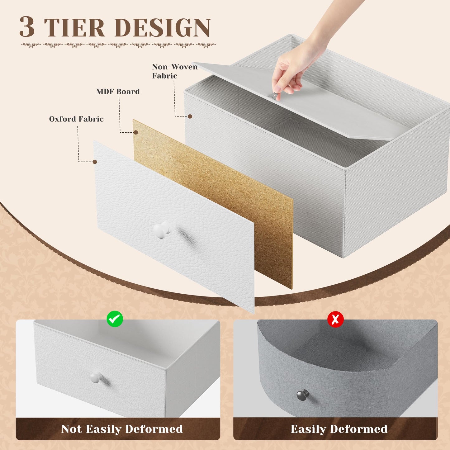 Romorgniz 12 Drawers Dresser for Bedroom, 52.2''H White Tall Dresser for Closet, Dressers & Chests of Drawers with Wooden Tabletop, Metal Frame, Dressers for Bedroom, Hallway,Closet, White