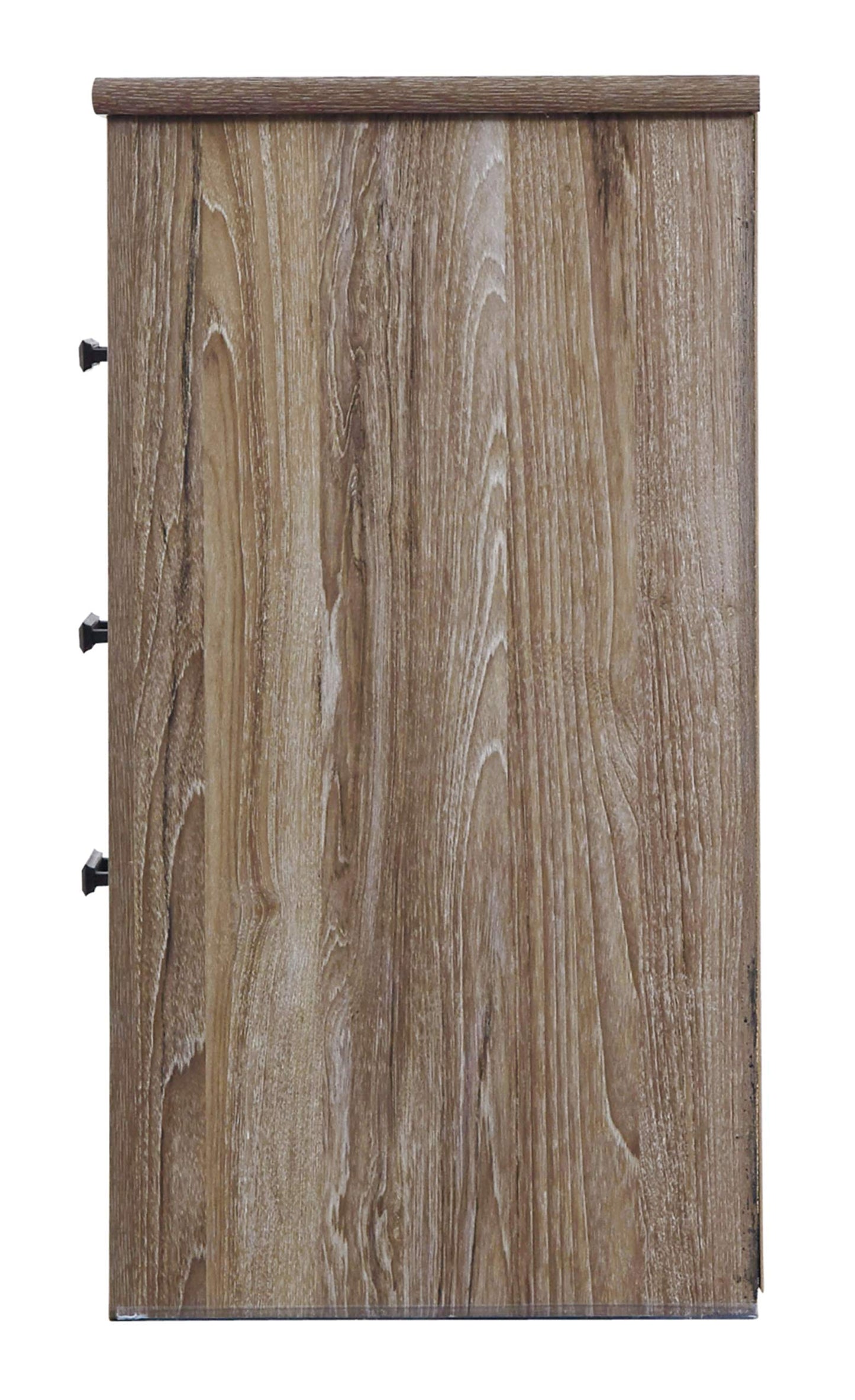 Signature Design by Ashley Zelen Rustic Contemporary 2 Drawer Nightstand, 29.45" Tall, Warm Gray