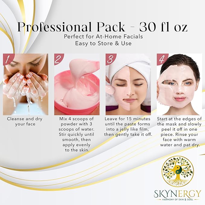 Red Gold Lactic Acid Jelly Face Mask | HydroGlo Jelly Mask for Skin Hydration | Radiance and Reduced Pigmentation | Vajafacial Jelly Mask | 12 Applications (30 Fl Oz)