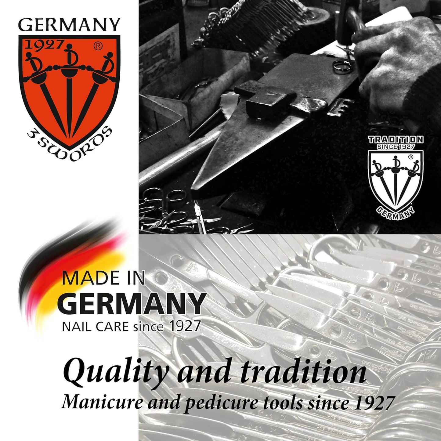 3 Swords Germany - brand quality 16 piece manicure pedicure grooming kit set fashion leather case light pink, Made in Germany
