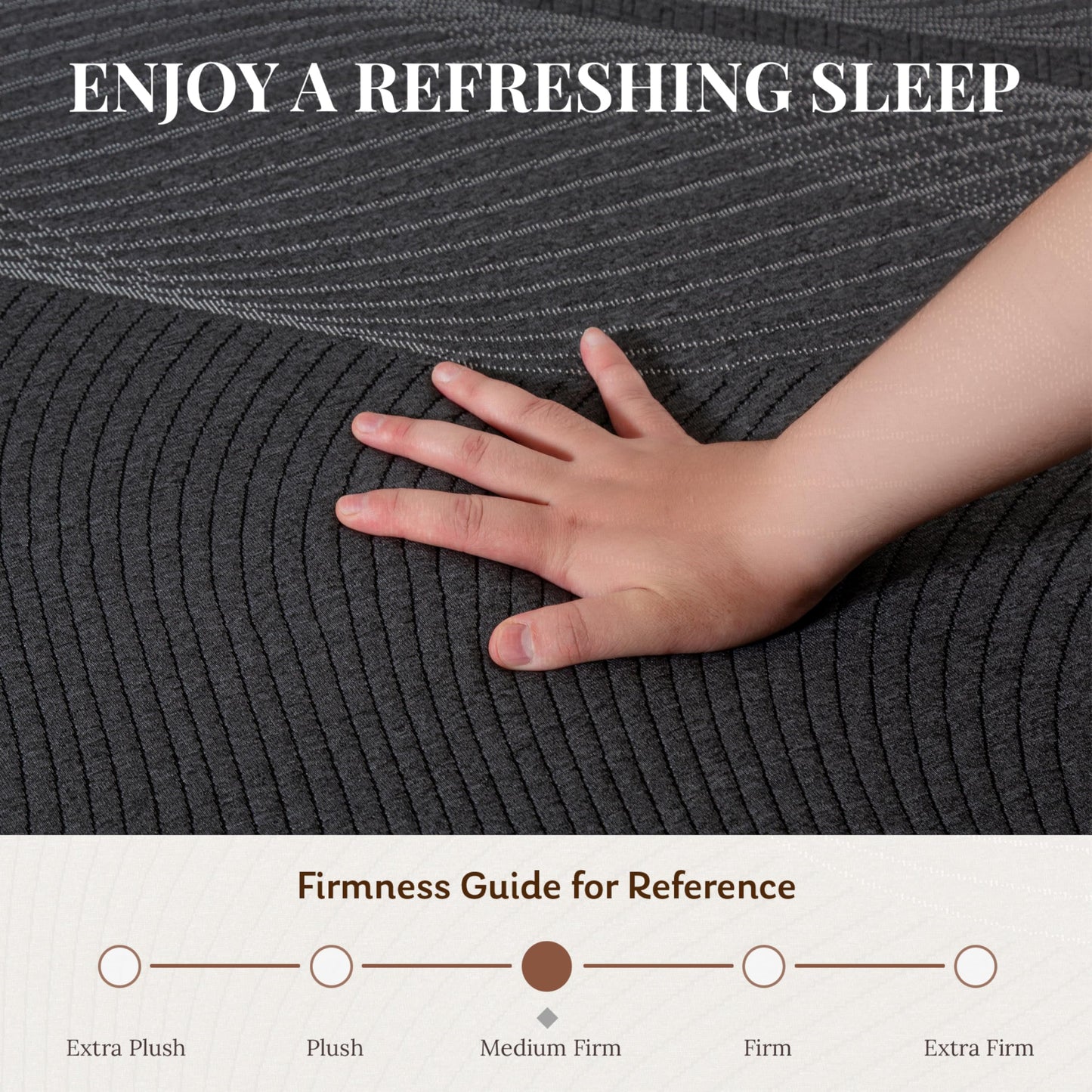 CH CHARME HOUSE 12 Inch Queen Mattress, Bamboo-Charcoal Memory Foam Mattress, Cooling & Pressure Relief, Bed in a Box, Foam Made in USA & CertiPUR-US Certified, 60'x80'x12', Black