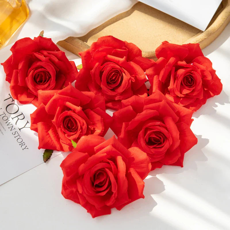 10CM Artificial Rose Heads Bulk