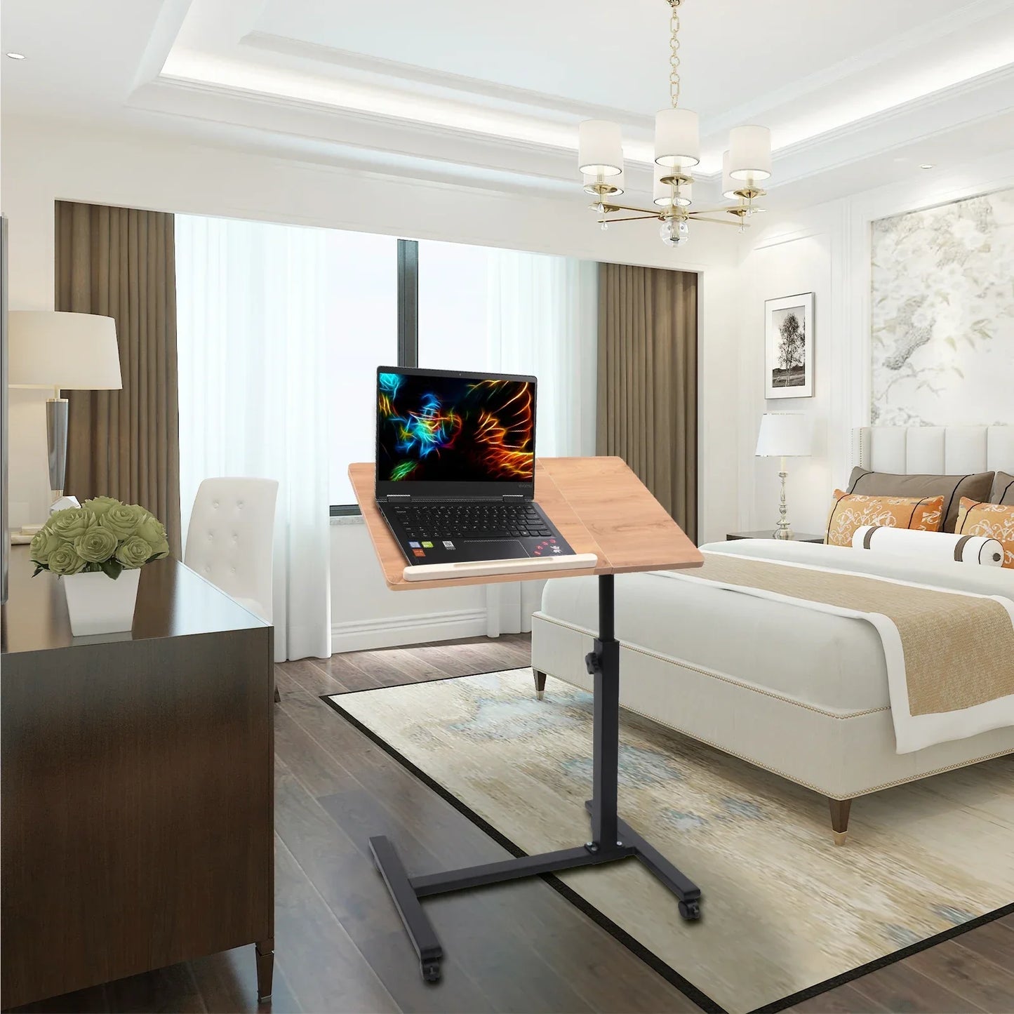 Home Office Rolling Laptop Desk