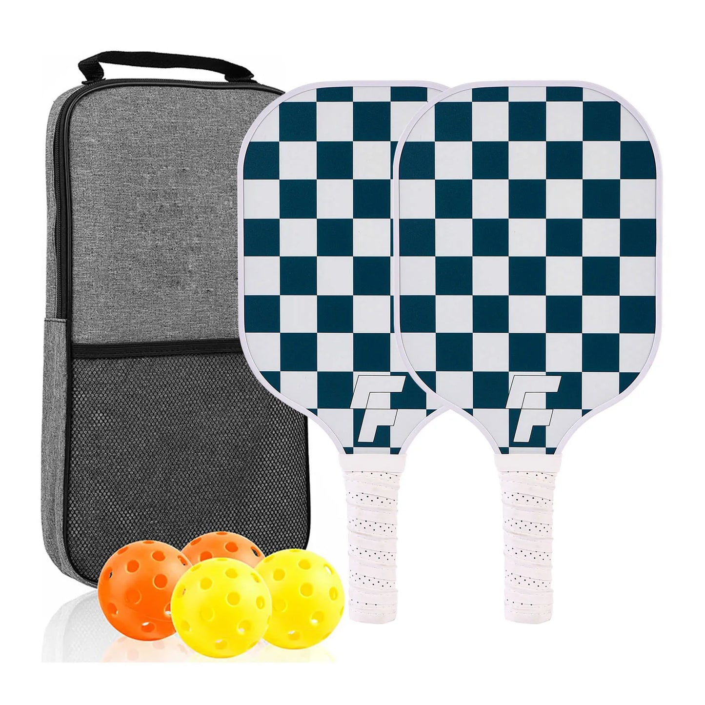 Fiber Glass Pickleball Paddle Set USAPA