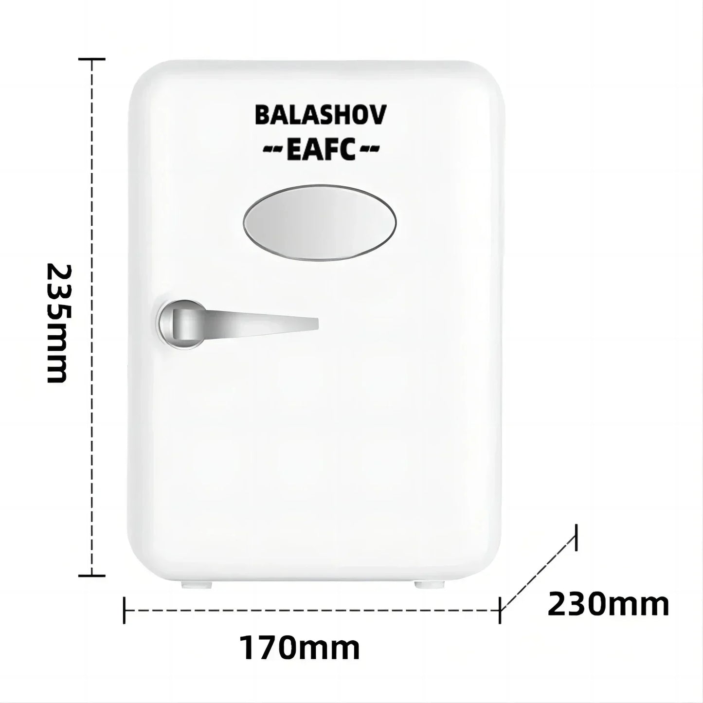 BALASHOV 4L Mini Refrigerator for Car and Home