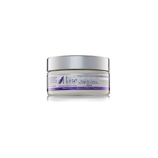 The Mane Choice Heavenly Halo Herbal Hair Tonic & Soy Milk Deep Hydration Mask, 8 Ounce